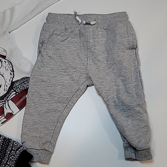 5/$30 JOE FRESH Waffle Set Pajamas + JOHN LEWIS sweatpants - Picture 2 of 5